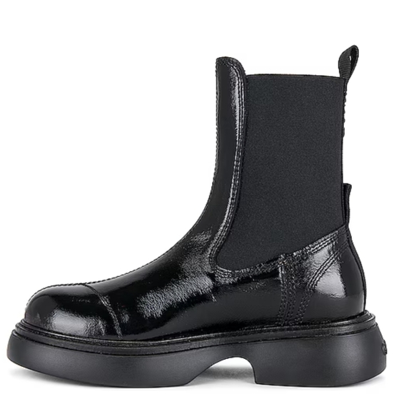 Ganni Everyday Leather Mid Chelsea Boot - Picture 9 of 16